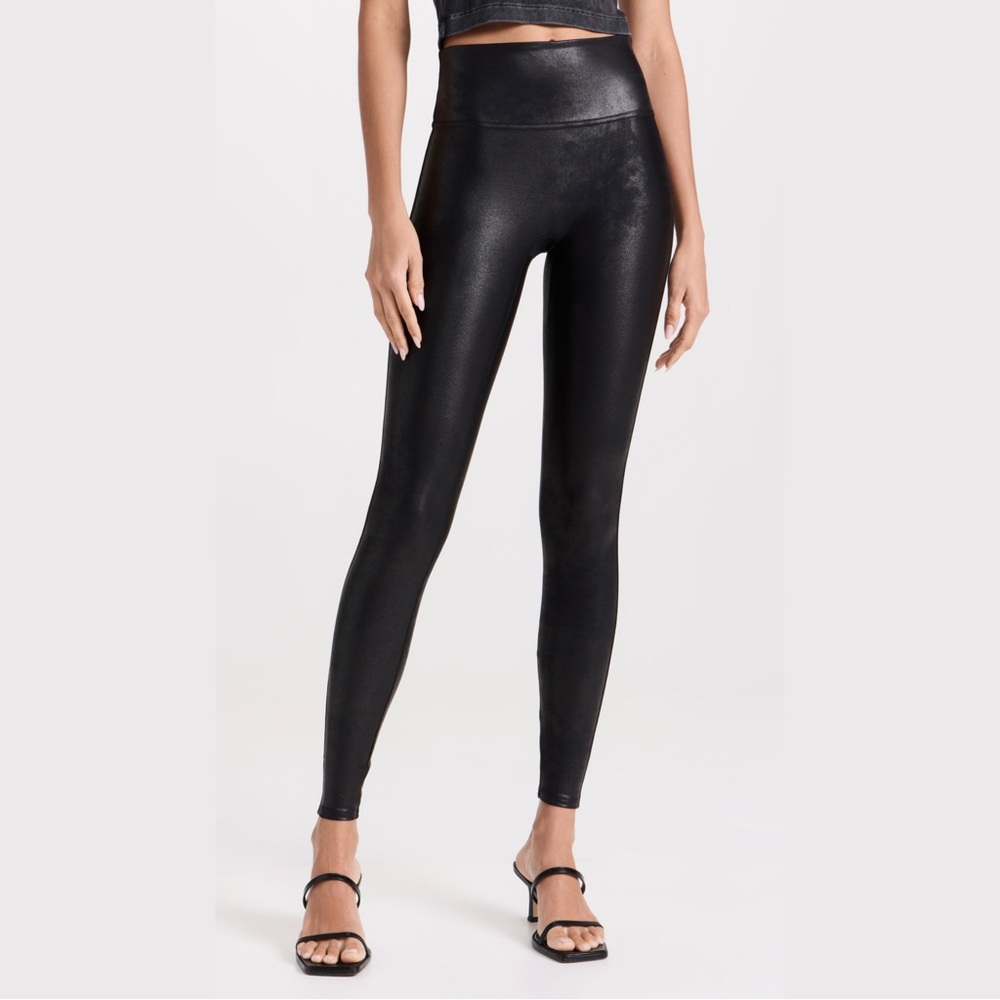 Spanx faux leather leggings size small